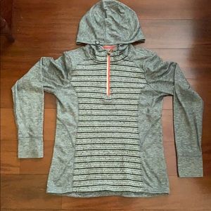 Mondetta Pullover long sleeve w/hood, front zipper